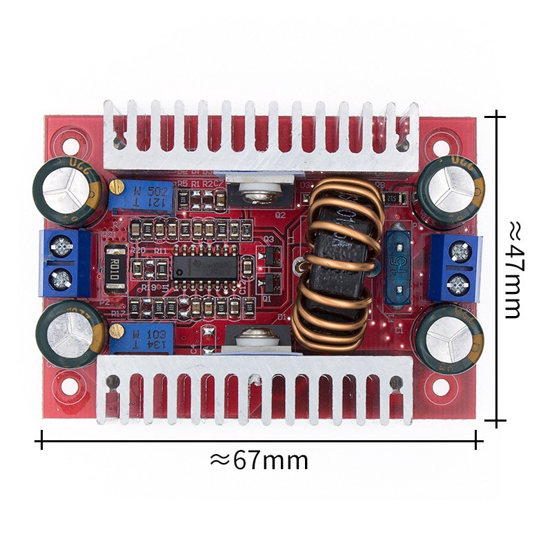 Mô Đun Tăng Áp DC-DC 400W 15A 8.5-50V Sang 10-60V