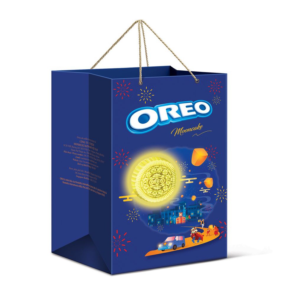 Bánh trung thu Kinh Đô Oreo - Hộp 4 bánh