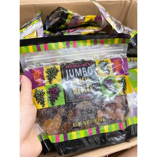 Nho khô của Trader Joe's Jumbo Raisin Medley 454g