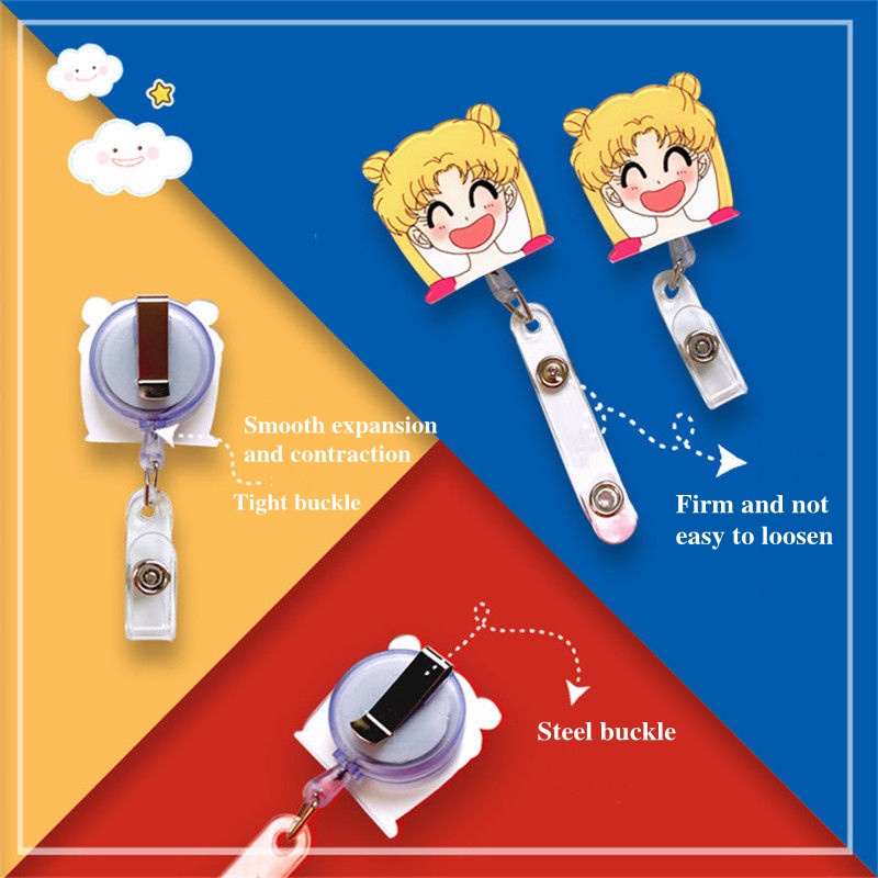 Vỏ Bọc Thẻ Xe Buýt / Y Tá / Bác Sĩ Họa Tiết Hoạt Hình Dễ Thương Có Thể Thu Gọn