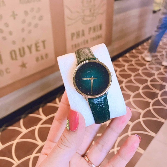 Đồng hồ nữ FOSSIL FOR LADY(màu xanh green)