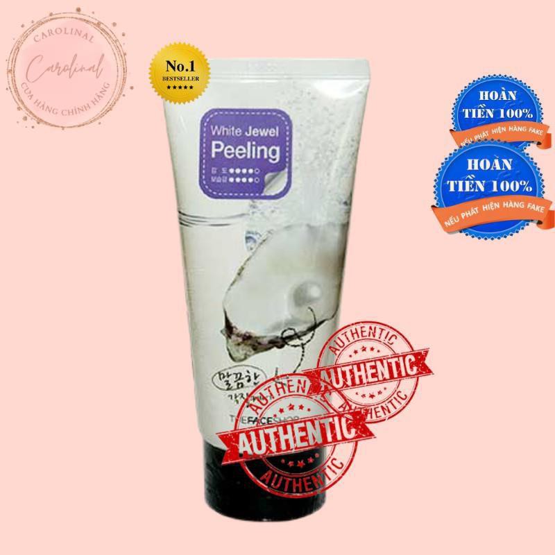 Tẩy tế bào chết [Sạch 100%-Hàng Auth] Tẩy da chết ngọc trai làm trắng da Smart Peeling White Jewel Peeling