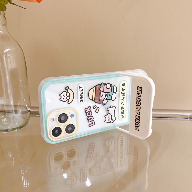 Ốp lưng iphone Ốp Điện Thoại Có Giá Đỡ Ẩn Cho iphone14Promax 13 / 11 / 12Pro xr / 7 / 8plus Dinuo case