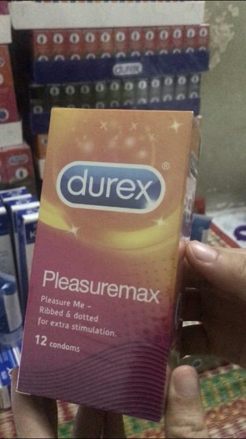 [COMBO HOT] 4 hộp bao cao su Durex Pleasuremax Gân Gai Tặng 1 hộp Vrt -  51 cái