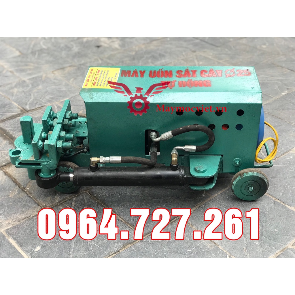 Máy uốn sắt cây thủy lực phi 25 VM U25 tự động