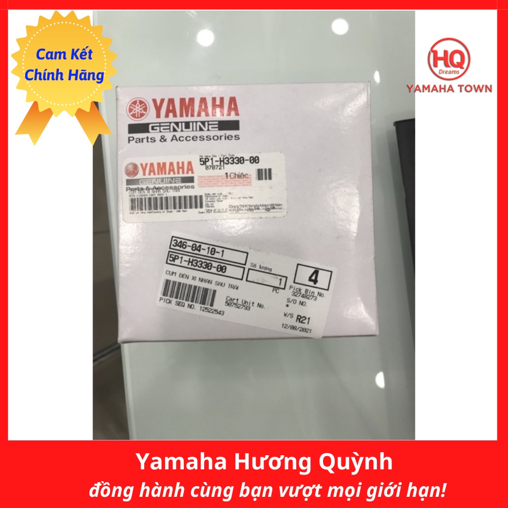 Cụm đèn xi nhan sau trái chính hãng Yamaha dùng cho xe Novo 4 - Yamaha town Hương Quỳnh