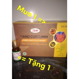 NANO CURCUMIN Chiếc xuất từ củ nghệ. Mua 1hộp tặng 1 chai dầu nghệ