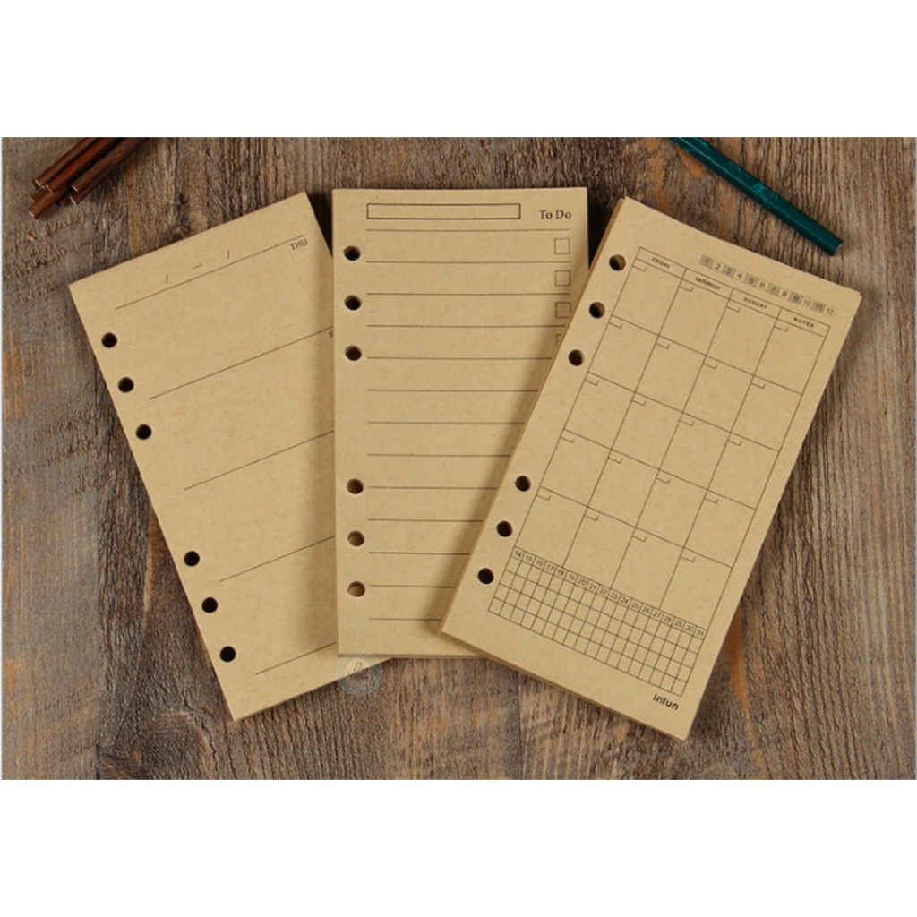 GIẤY REFILL CHO PLANNER VER 3