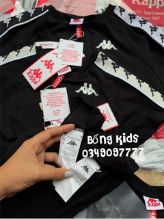 Áo Pull Bé Trai & Bé Gái Dải Logo Đen