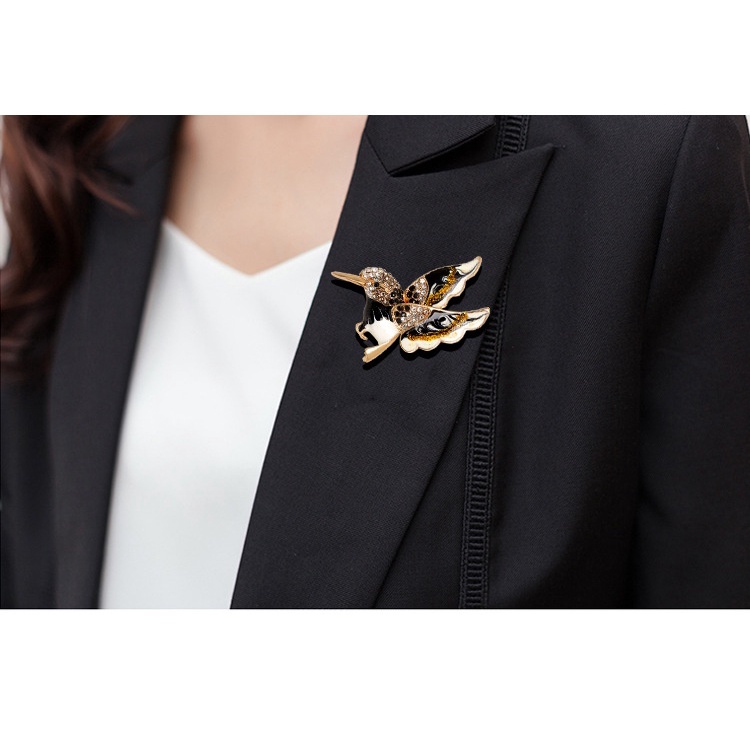 Trâm cài áo hình chú chim dễ thương nhiều màu sắc