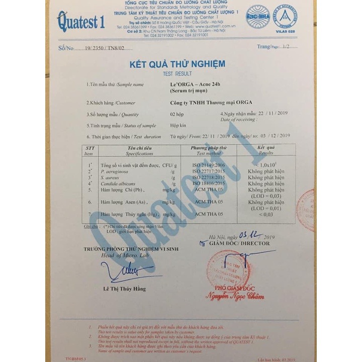 Serum Xẹp Mụn Le'Orga Acne 24H - Tinh Chất Ngừa Hết Mụn, Xẹp Mụn Sau 24 Tiếng | BigBuy360 - bigbuy360.vn