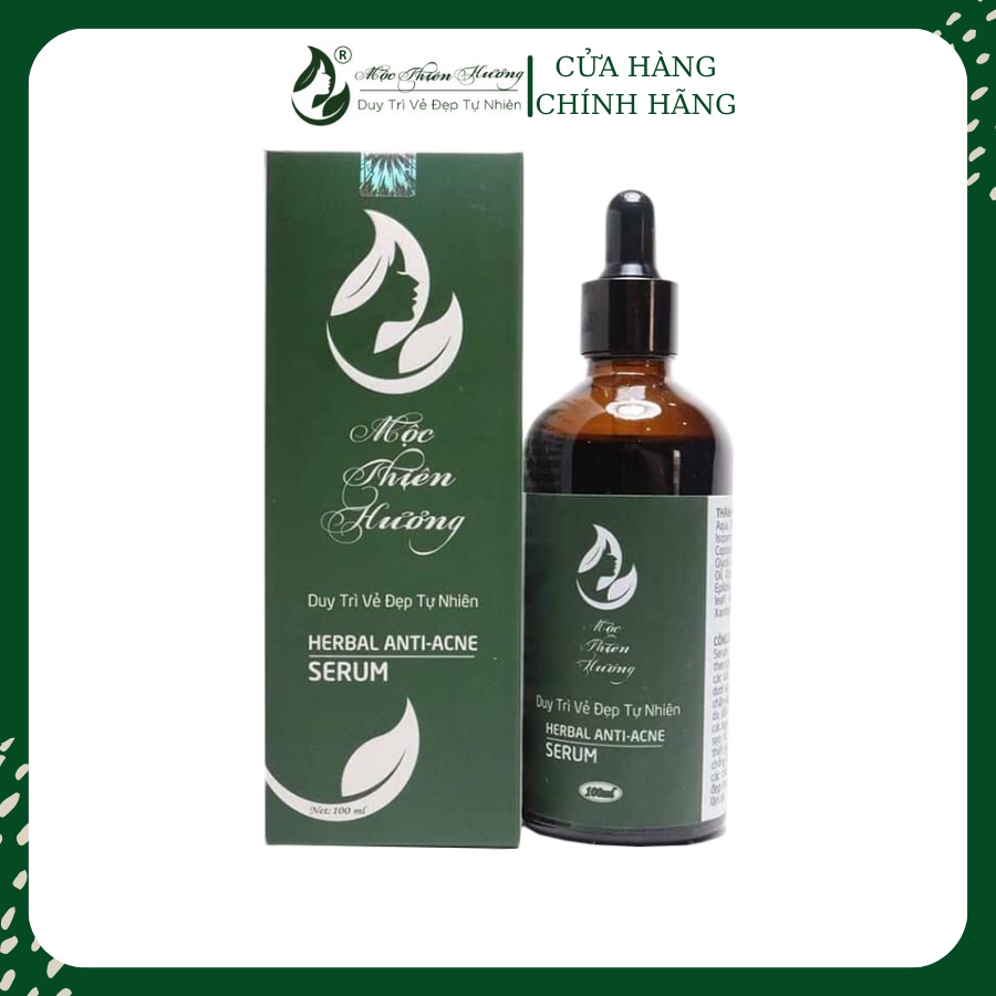 Serum Xóa Mụn Sạch Thâm Tái Tạo, Trắng Da - Herbal Anti Acne Serum 50ml Mộc Thiên Hương