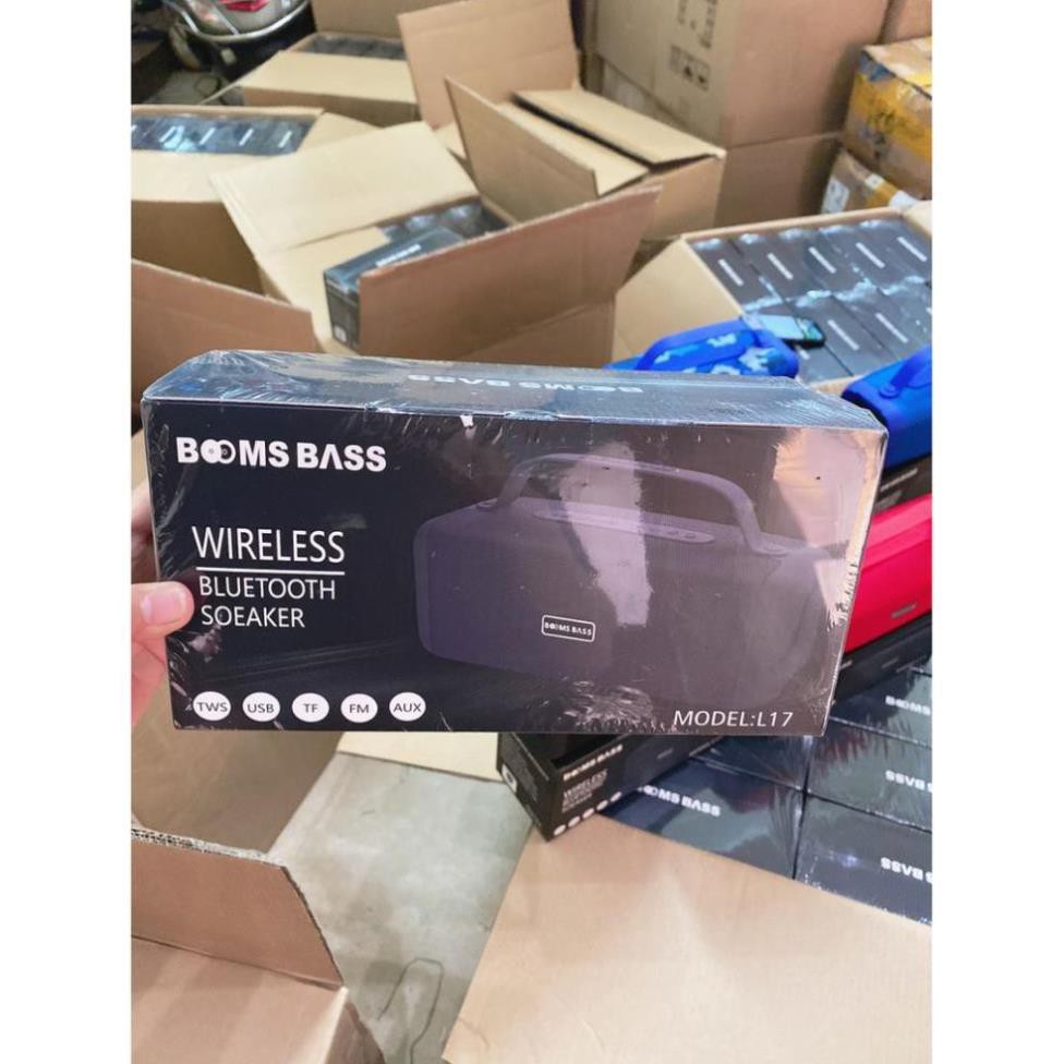 Loa Bluetooth Bombass L17 âm thanh Bass siêu ấm - Hỗ trợ thẻ nhớ,FM,audio 3.5mm - Lỗi 1 đổi 1