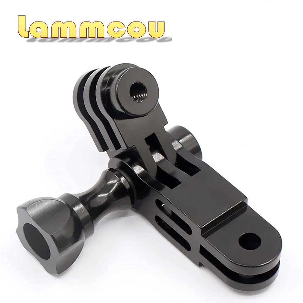 Giá đỡ chuyển đổi LAMMCOU nối khớp cánh tay đòn thẳng điều chỉnh 90 độ hợp kim nhôm dành cho GoPro Hero 10 9 8 7 6 5