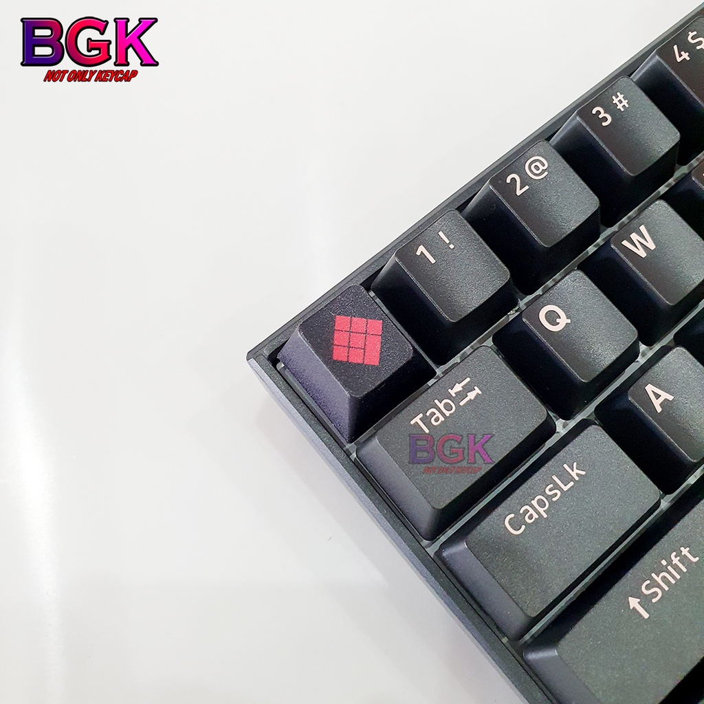 Keycap Lẻ Hình Vuông xếp gạch Cherry profile in dye sub ( keycap resin độc lạ )( Keycap Artisan )