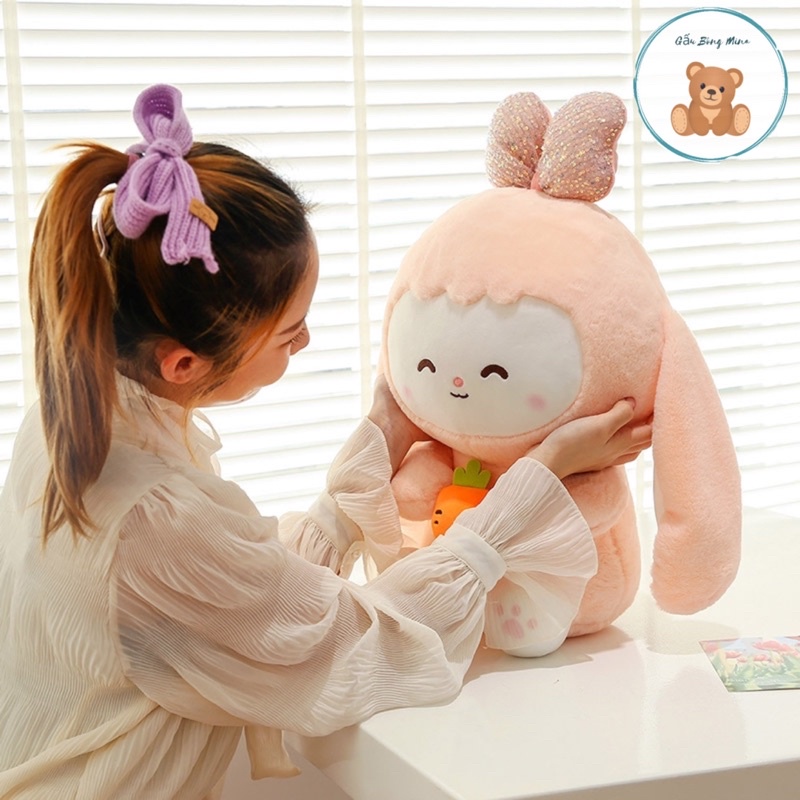 Gấu Bông Thỏ Tai Dài Cao Cấp - Gấu Bông Mina