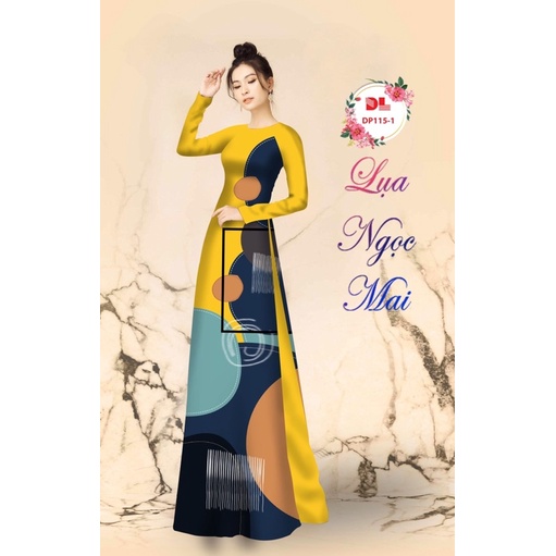 vải áo dài lập thể