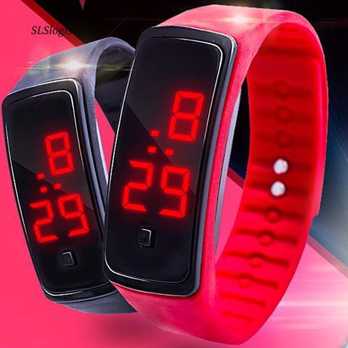 Đồng hồ thể thao kĩ thuật số có đèn LED wac _