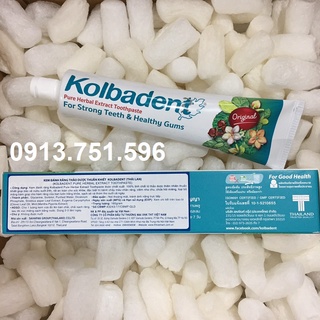 Kem Đánh Răng Thảo Dược Kolbadent 160g Thái Lan (date 2024)