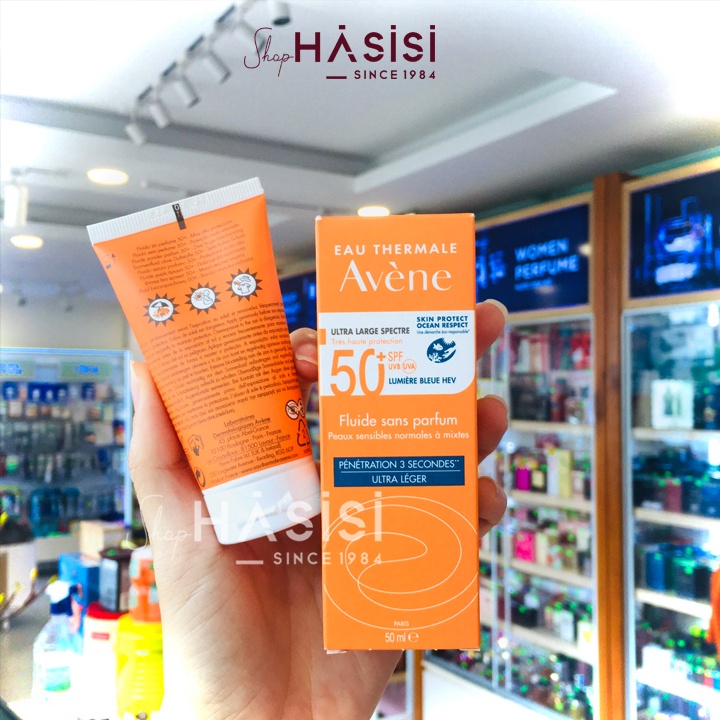 Kem Chống Nắng Phổ Rộng AVENE - Eau Thermale Utra-Broad Spectrum Fluid SPF50+ 50ml