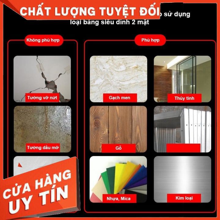 BĂNG DÍNH ĐA NĂNG 2 MẶT TRONG SUỐT SIÊU CHẮC [XẢ KHO]