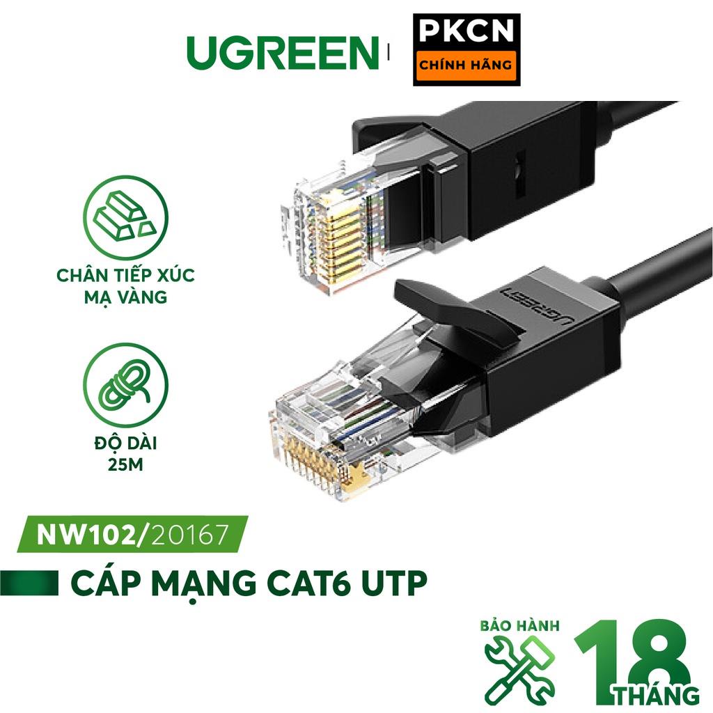 Cáp mạng Cat6 aluminum dạng dẹt/tròn UGREEN NW102 PKCNH