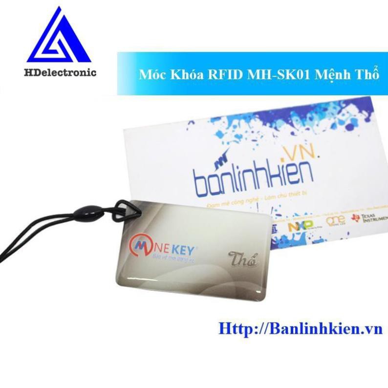 Móc Khóa RFID MH-SK01 Mệnh Thổ