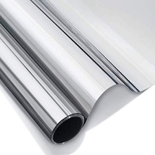 Decal dán kính một chiều chống nhìn cho cửa - giấy decal dán kính phản quang - khổ 100cmx50cm có sẵn keo