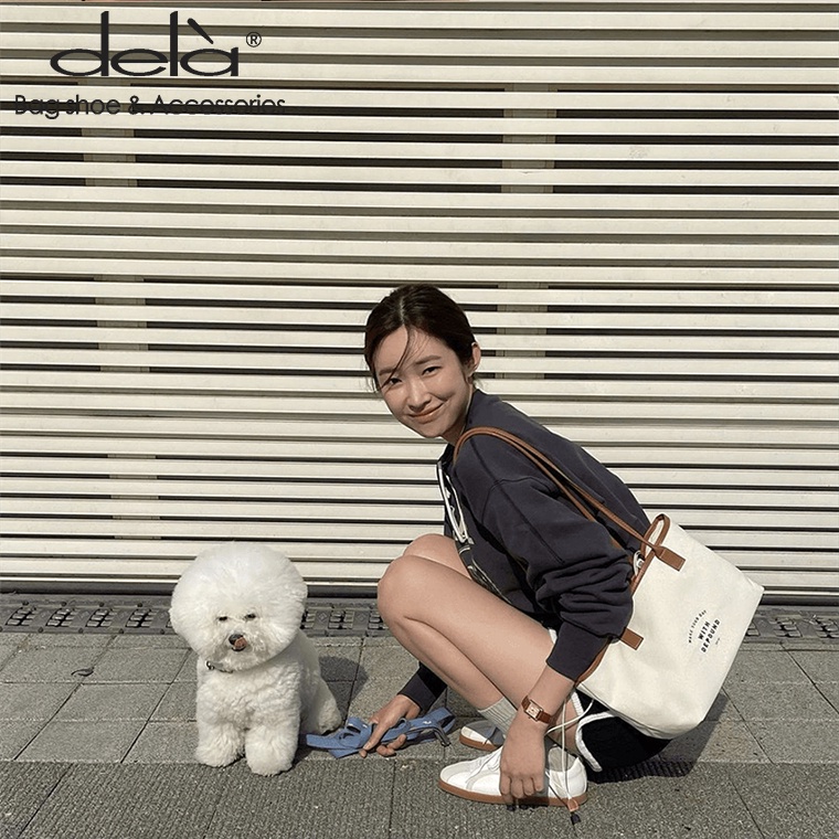 Dela Túi Xách Dây Rút Phong Cách Hàn Quốc Cho Nữ