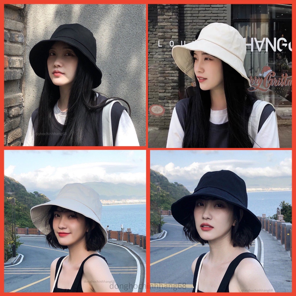 Nón Bucket Nam Nữ, Nón Tai Bèo Cao Cấp Form Unisex Phong Cách Cá Tính Bảo Hành 12 Tháng