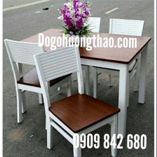 Bàn ghế ăn Cherry 4 ghế