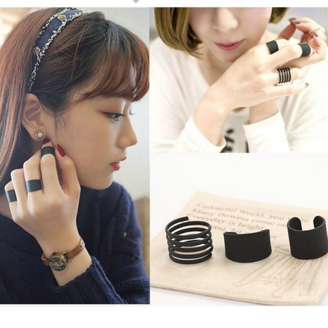 Midirings - Set 3 nhẫn lò xo (N66)