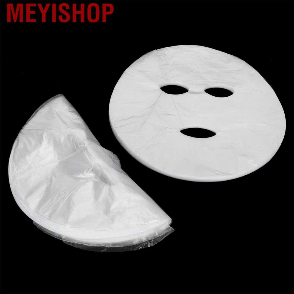 Meyishop 600pcs Disposable Plastic Film Facial Mask Paper DIY Beauty Skin Care Sheet