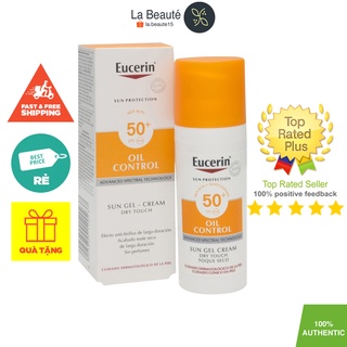 Eucerin Sun Gel-Creme Oil Control Dry Touch SPF 50+ - Kem Chống Nắng Kiểm Soát Nhờn 50ml