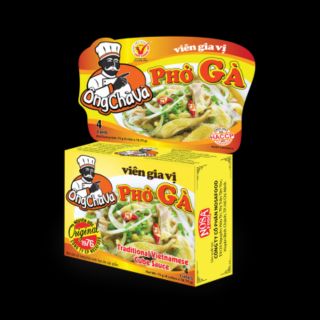 Gia vị Phở gà Ông Chà và lốc 12 Hộp 144 Viên
