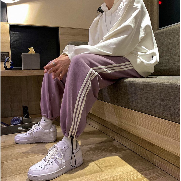 Quần Jogger Thể Thao Form Rộng Có Dây Rút Ở Ống Quần