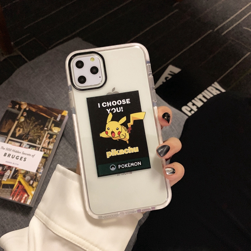 Ốp điện thoại in hình pikachu cho Iphone 5/5S/6/6+/6S/6S+/6/7/7+/8/8+/X/XS/XS Max/11 | BigBuy360 - bigbuy360.vn