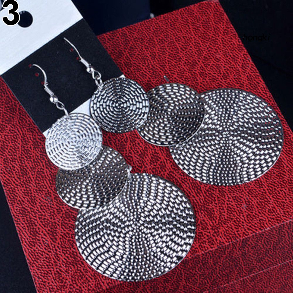 Bông tai dáng dài nhiều lớp thời trang sang trọng cho nữ