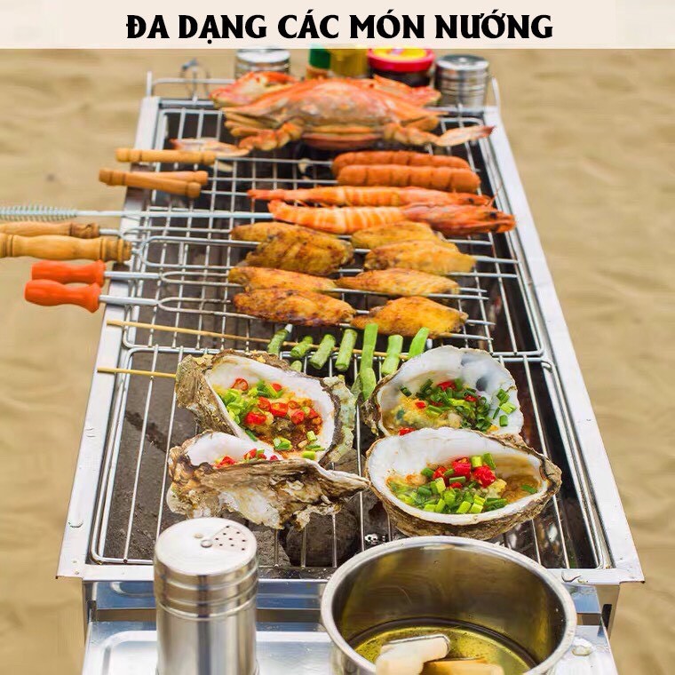 Bếp Nướng Than Hoa ngoài trời ❤️RẺ VÔ ĐỊCH❤️ Có Chân Đế, Tay Cầm Dễ Gấp Gọn Mang ĐI Tiện Lợi TL-258, TL-353