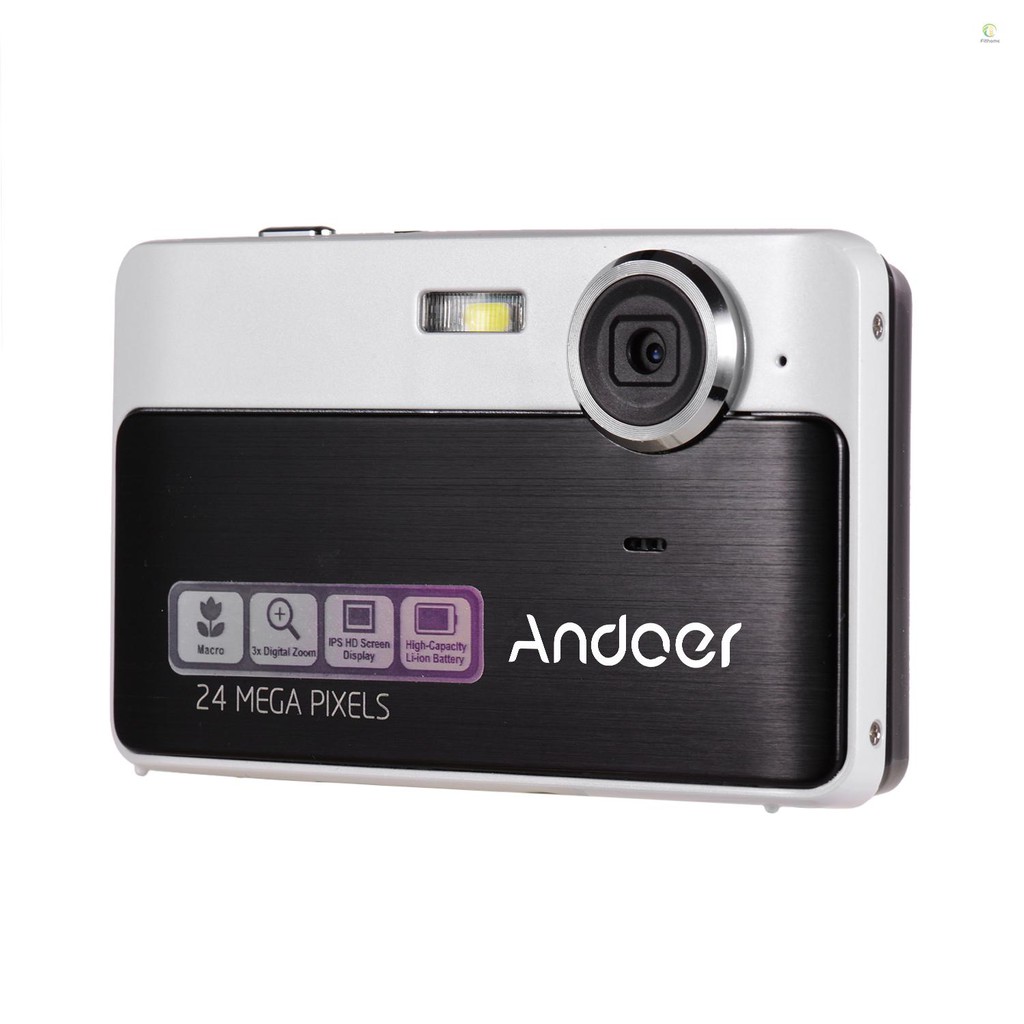 ZOOM ANDOER Camera Kỹ Thuật Số 24 Megapixels Độ Phân Giải 3x Màn Hình 2.4 Inch