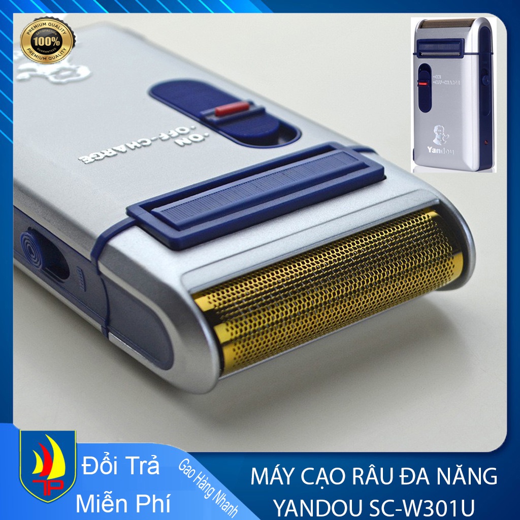 MÁY CẠO RÂU ĐA NĂNG, SIÊU BỀN YANDOU SC-W301U DC01