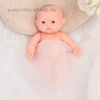 Búp Bê yueqinhaishang Bằng Silicon Có Đèn Biểu Tượng Cảm Xúc Dễ Thương Cho Bé