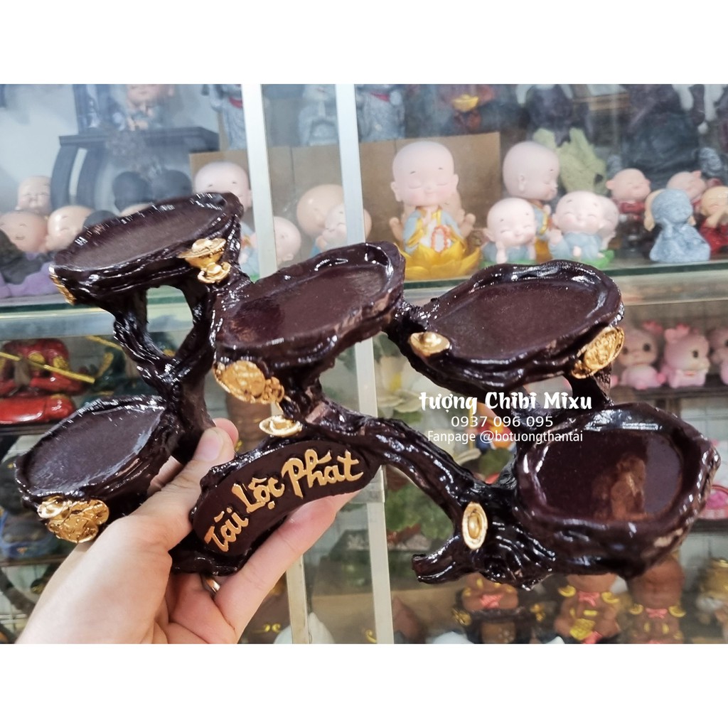 Chân đế ngang 5 ô Tài Lộc Phát - mẫu mới thuần Việt ánh vàng | BigBuy360 - bigbuy360.vn