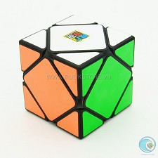 Đồ chơi Rubik biến thể 6 mặt Skewb MoFangJiaoShi Skewb Black/Stickerless