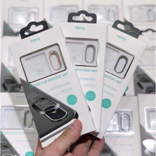 Combo Kính Cường Lực Và Viền Bảo Vệ Camera Iphone XS Max / XS / X / 7 Plus / 8 Plus Totu Design