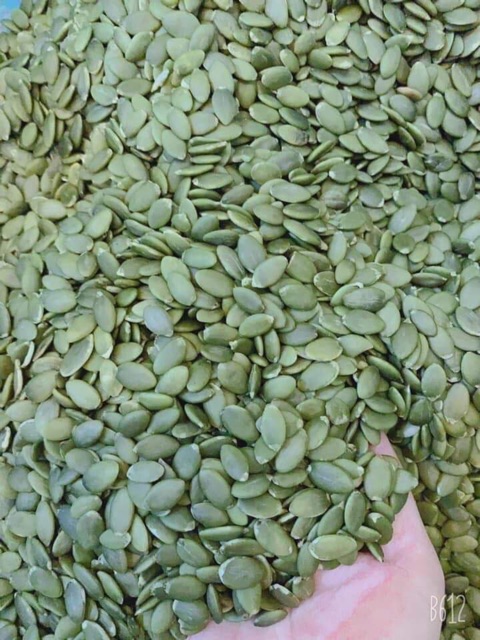 Hạt bí xanh 100g (hạt sống), hạt bí xanh làm sữa và bánh