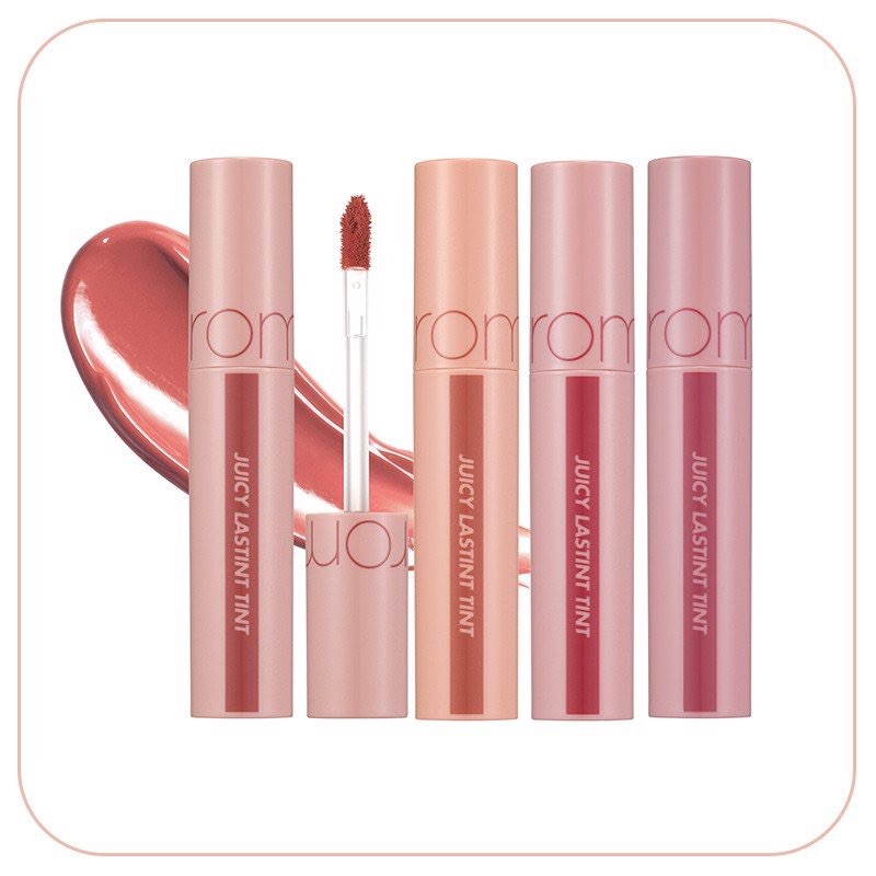 [Bare Juicy Lasting 2021] Son Tint Lì, Lên Màu Chuẩn, Cho Đôi Môi Căng Mọng Romand Juicy Lasting Tint 5.5g