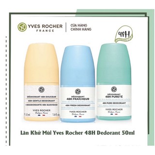 {Mẫu mới} _ Lăn ngăn mùi và giảm tiết mồ hôi  Yves Rocher 50ml