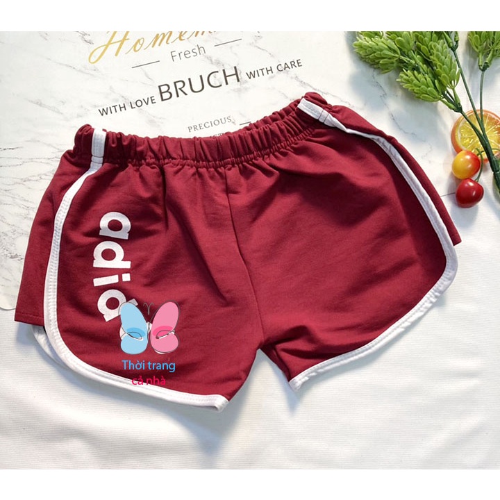 Quần sọt thun bé trai gái size từ 20-32kg thun cotton 4 chiều dày vừa mềm mát - QT10