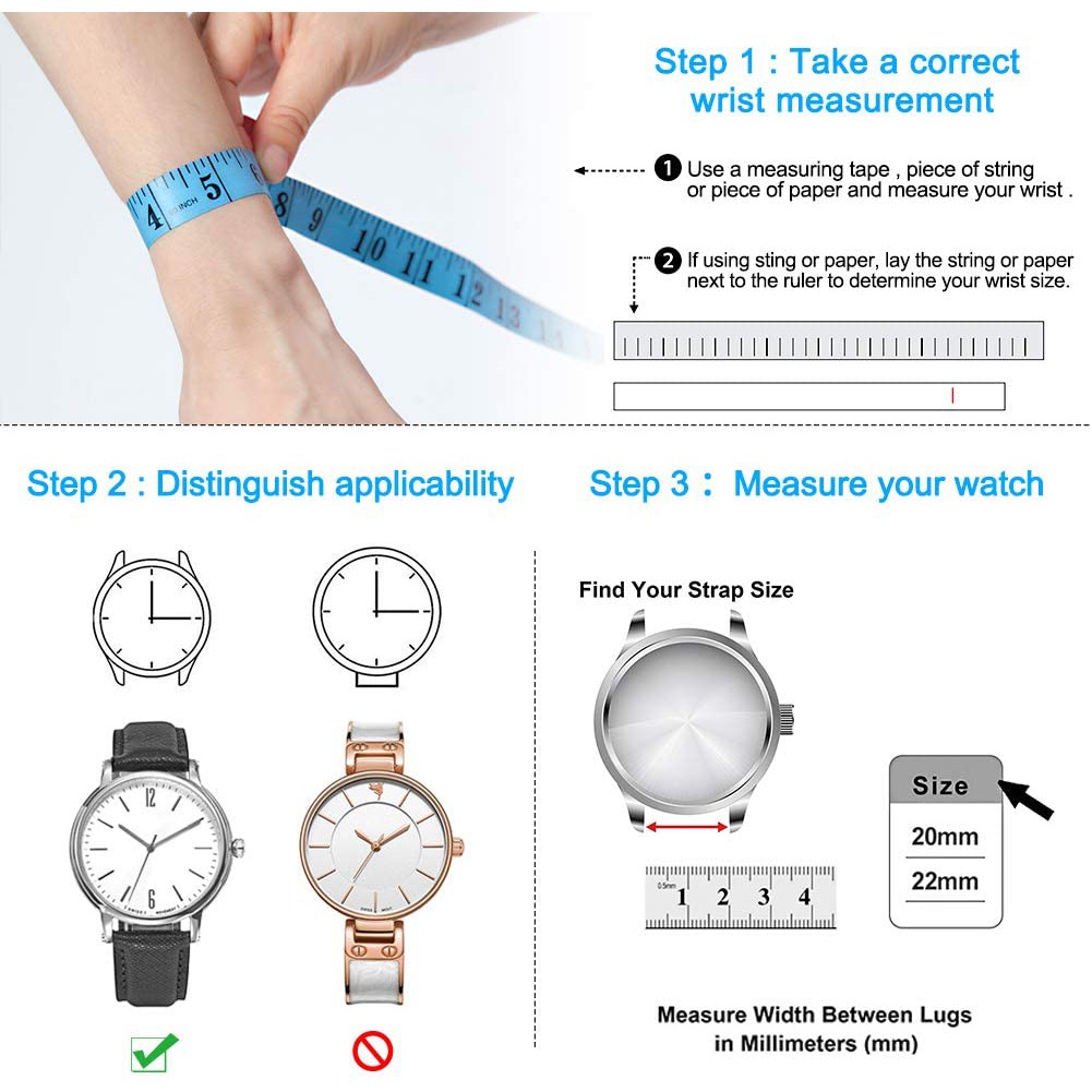 Dây Đeo Thay Thế 20mm 22mm Cho Đồng Hồ Samsung Galaxy Active Watch 2 40mm / 44mm / Galaxy Watch 42mm Gear S2 Classic